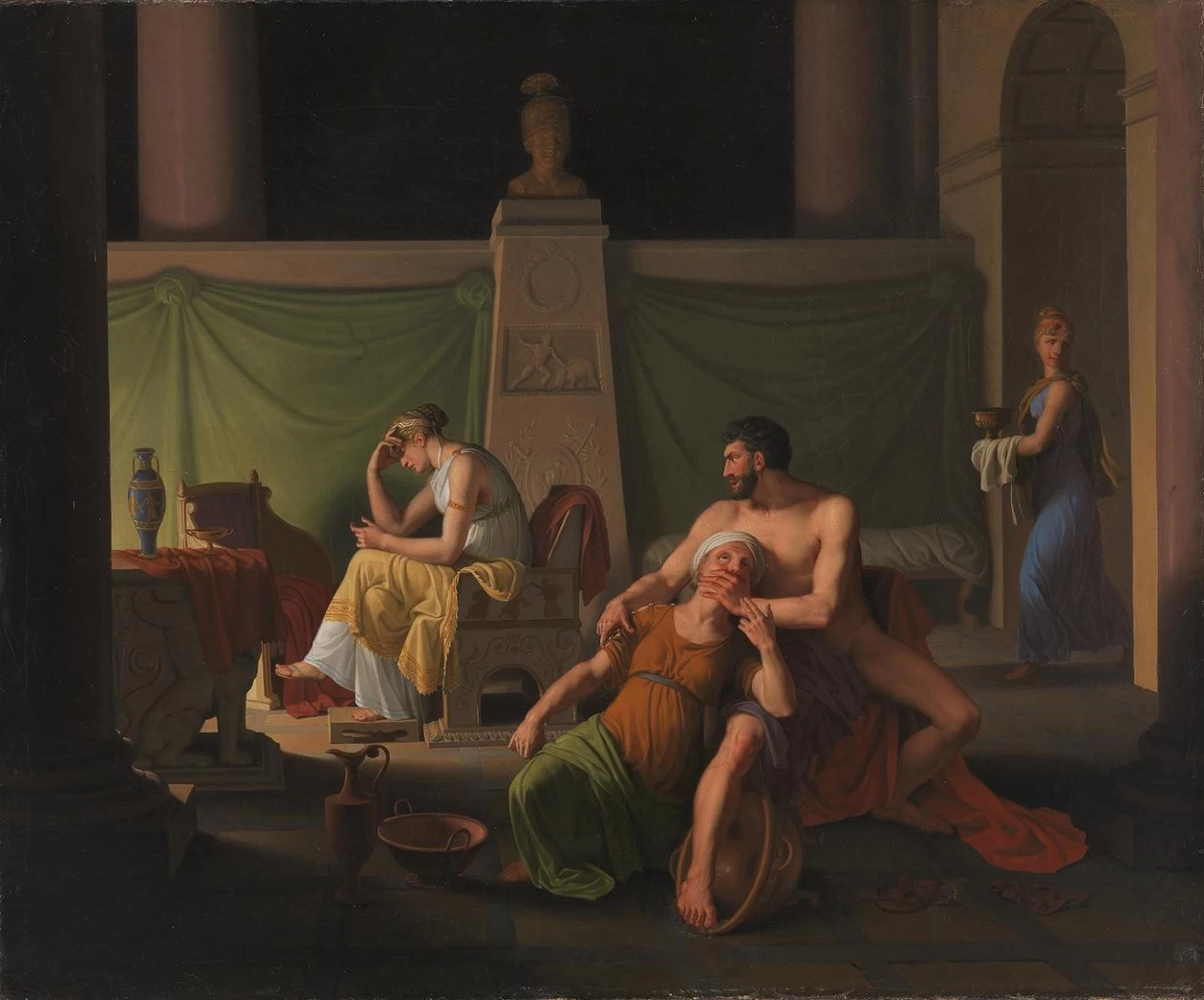 Il ritorno di Ulisse. Scena dall'Odissea di Omero - Statens Museum for Kunst
